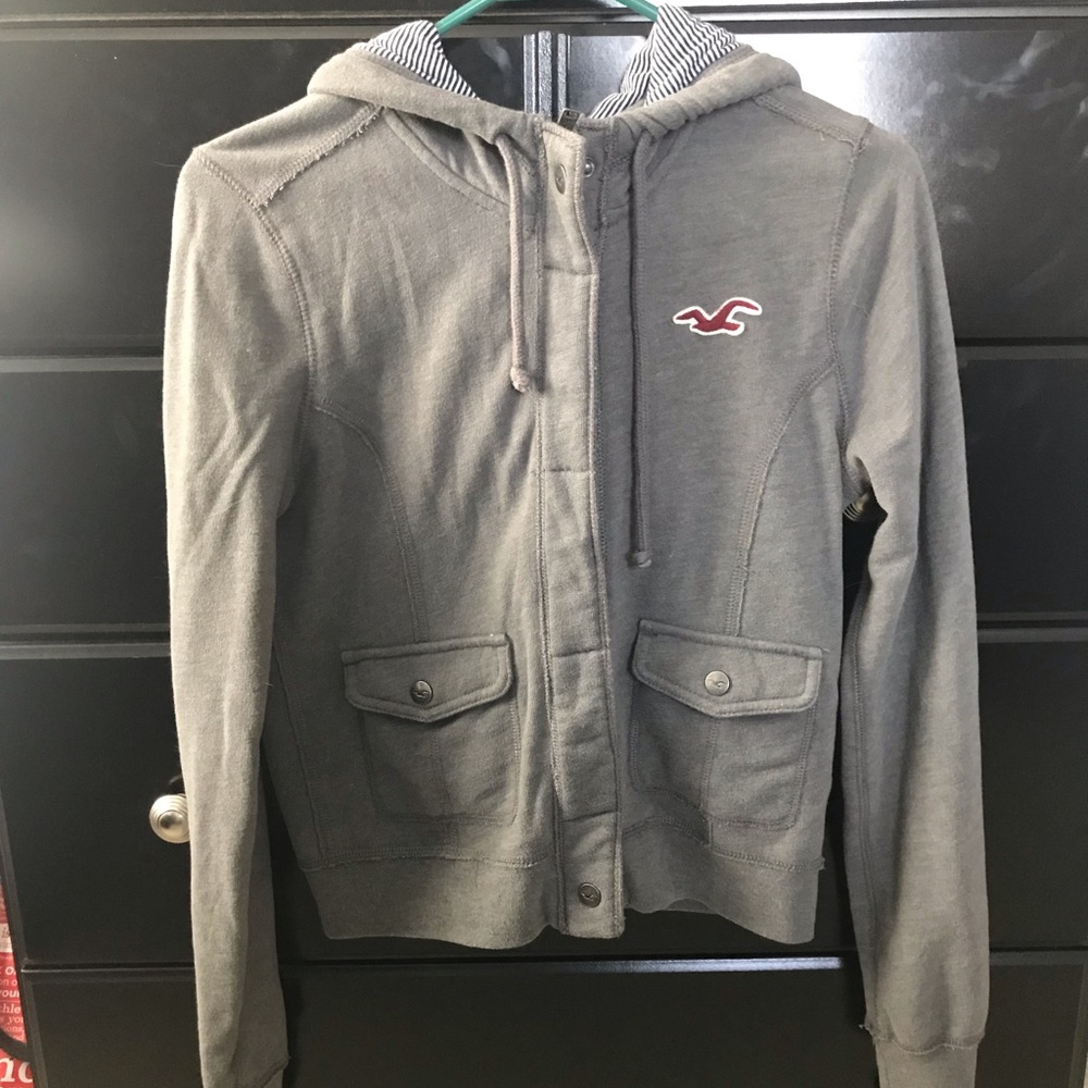 Hollister zip-up hoodie